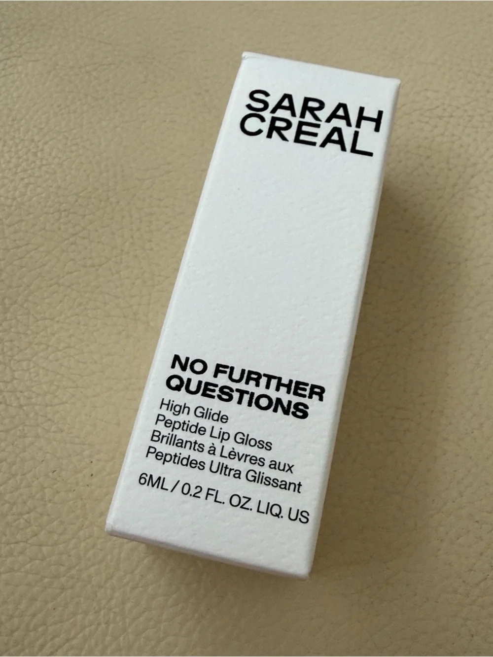 SARAH CREAL High Glide Peptide Lip Gloss - BNIB